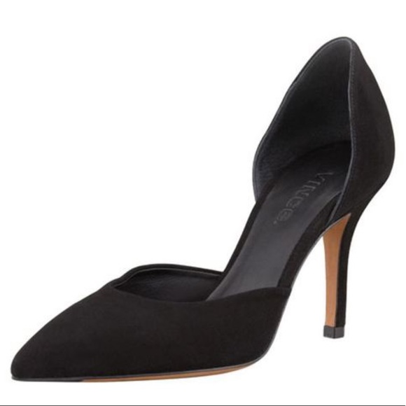 Vince Celeste d'Orsay Pointed Toe Pump Black 5.5 - Picture 11 of 11
